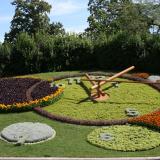 Flower clock Geneva