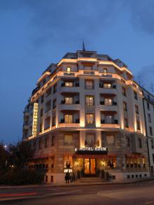 Hotel Eden Genève by night